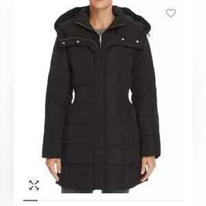 Cole Haan Zip Up Puffer Coat Size Large